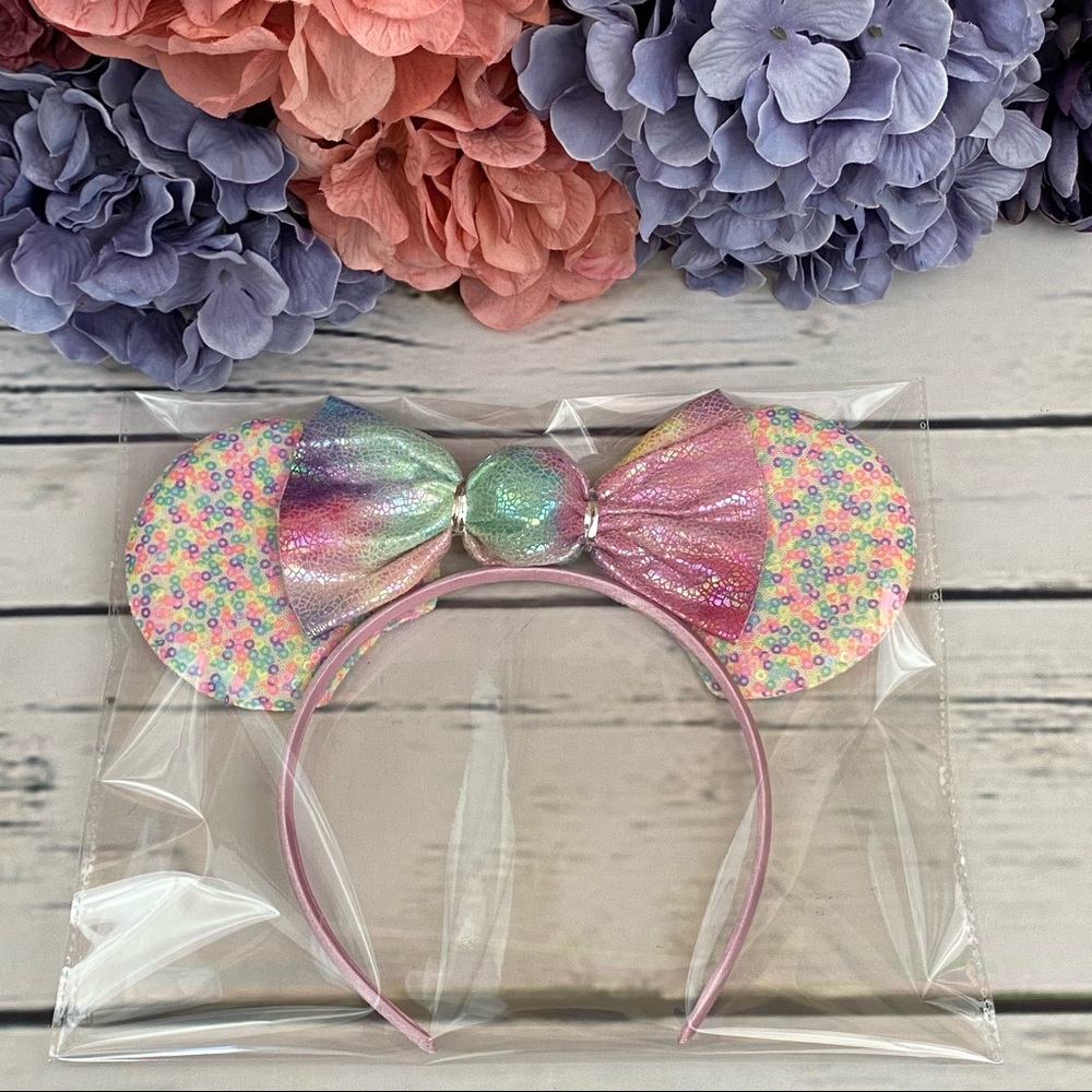 Minnie Mouse Confetti Sequin Headband & Candy Bow - Picture 13 of 13